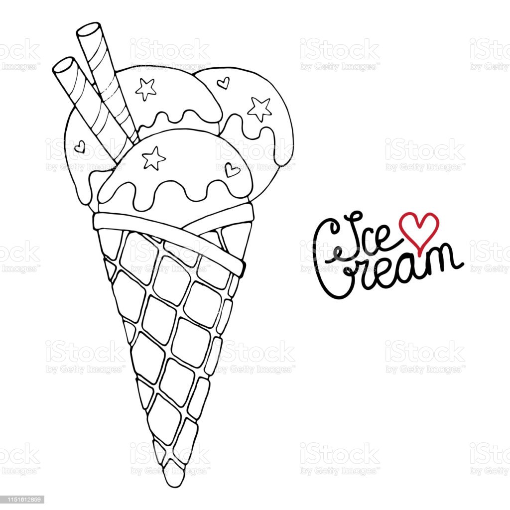 Detail Gambar Mewarnai Ice Cream Nomer 26