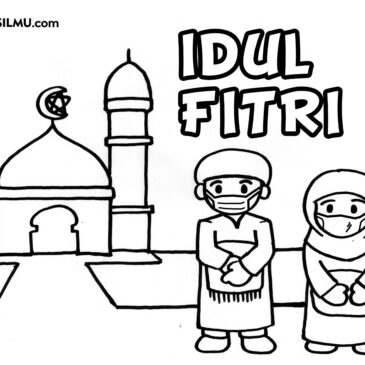 Detail Gambar Mewarnai Idul Fitri Nomer 20