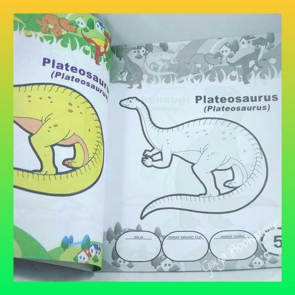 Detail Gambar Mewarnai Ikan Gambar Mewarnai Dinosaurus Nomer 31