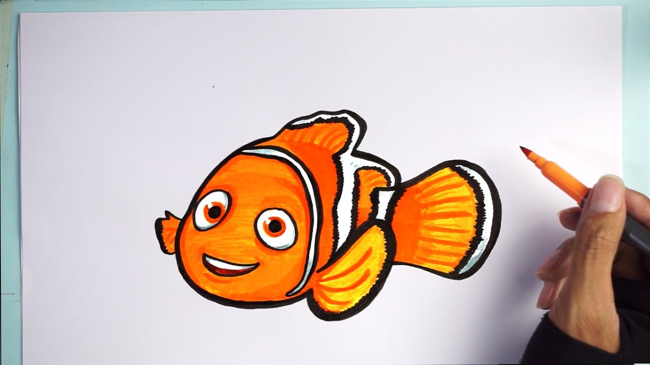 Detail Gambar Mewarnai Ikan Nemo Nomer 20