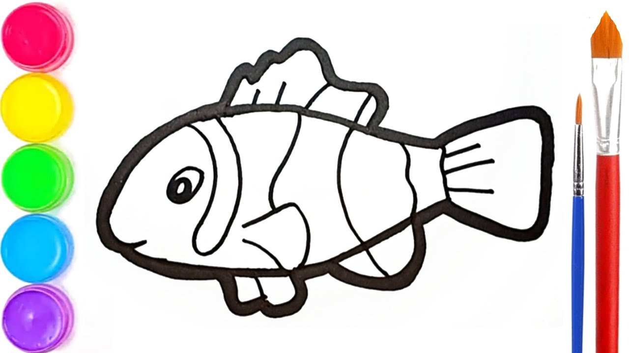 Detail Gambar Mewarnai Ikan Nemo Nomer 10