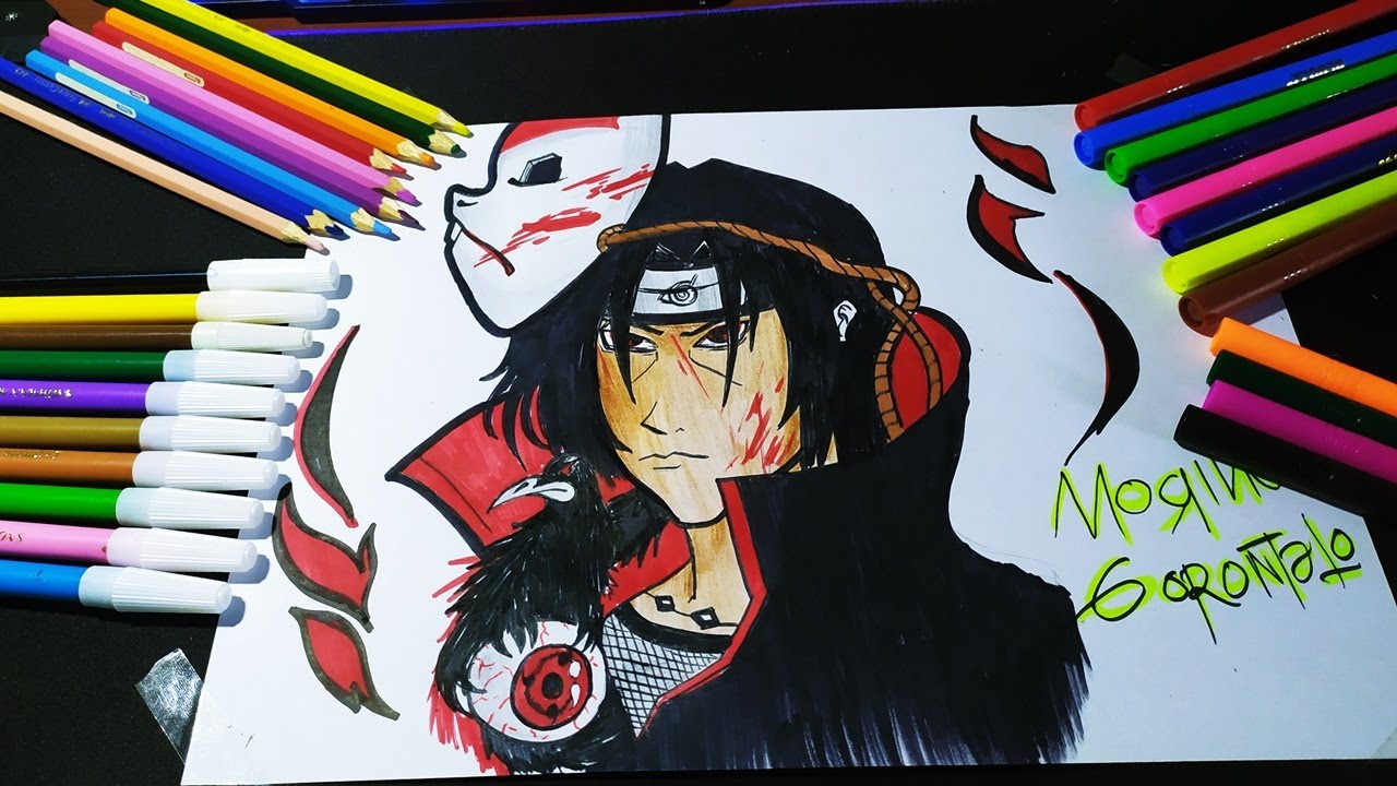 Detail Gambar Mewarnai Itachi Gambar Mewarnai Narutp Nomer 39