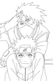 Detail Gambar Mewarnai Kakashi Nomer 23