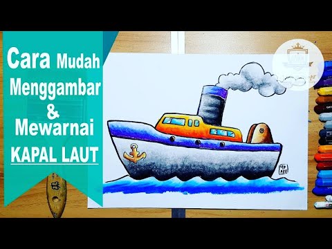 Detail Gambar Mewarnai Kapal Laut Nomer 35