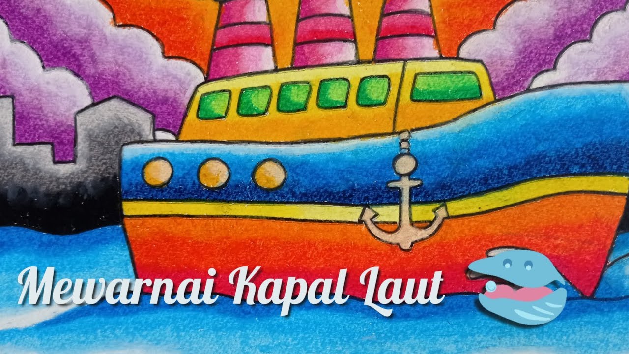 Detail Gambar Mewarnai Kapal Laut Nomer 50