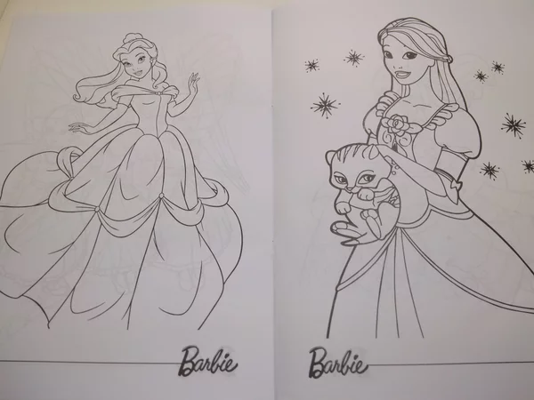 Detail Gambar Mewarnai Kartun Barbie Nomer 29