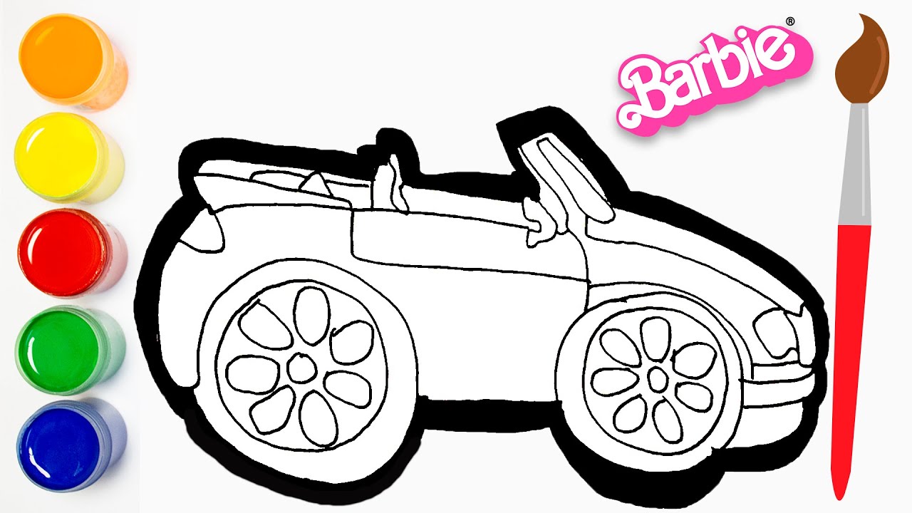 Detail Gambar Mewarnai Kartun Barbie Nomer 31