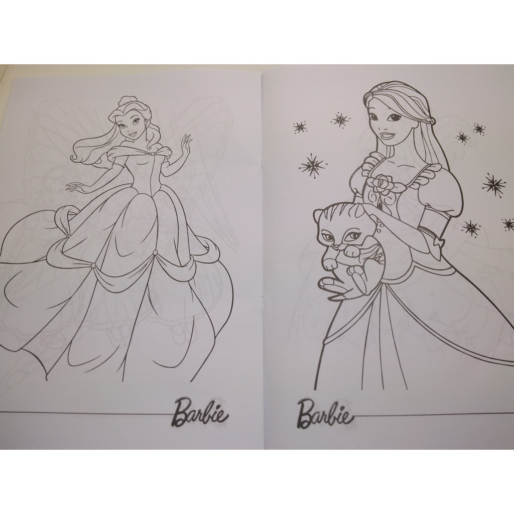 Detail Gambar Mewarnai Kartun Barbie Nomer 46