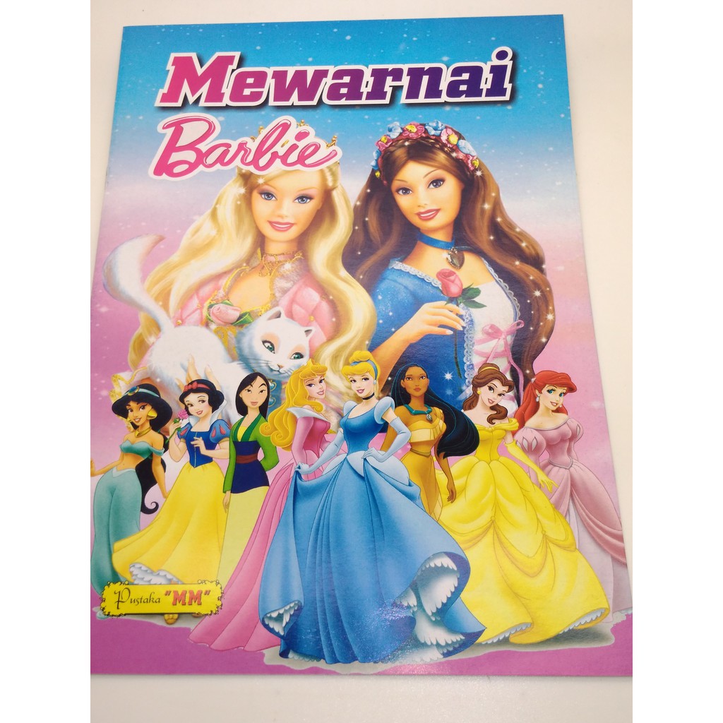 Detail Gambar Mewarnai Kartun Barbie Nomer 48