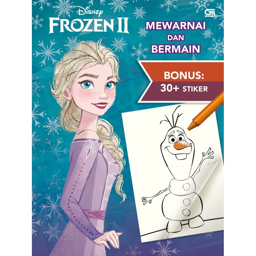 Detail Gambar Mewarnai Kartun Frozen Nomer 24