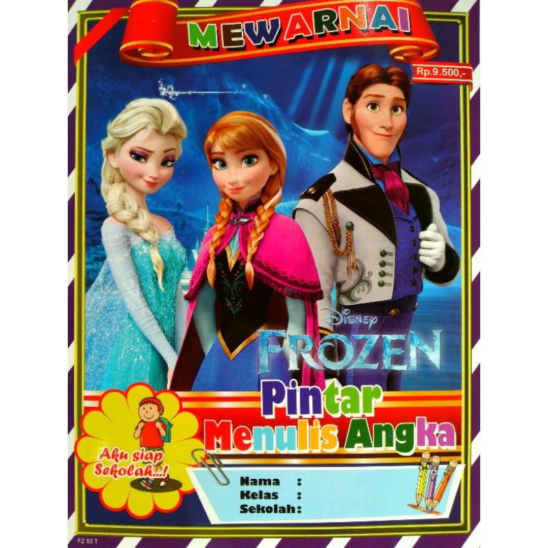 Detail Gambar Mewarnai Kartun Frozen Nomer 32