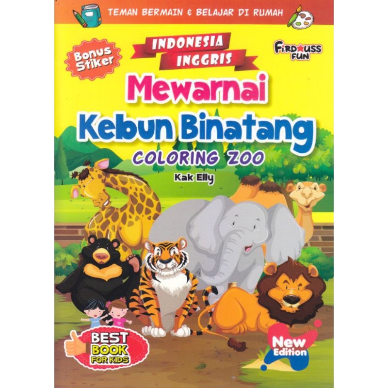 Detail Gambar Mewarnai Kebun Binatang Nomer 30