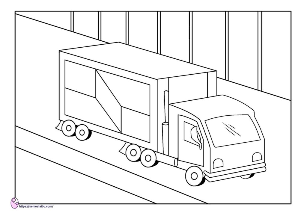 Detail Gambar Mewarnai Kendaraan Nomer 10