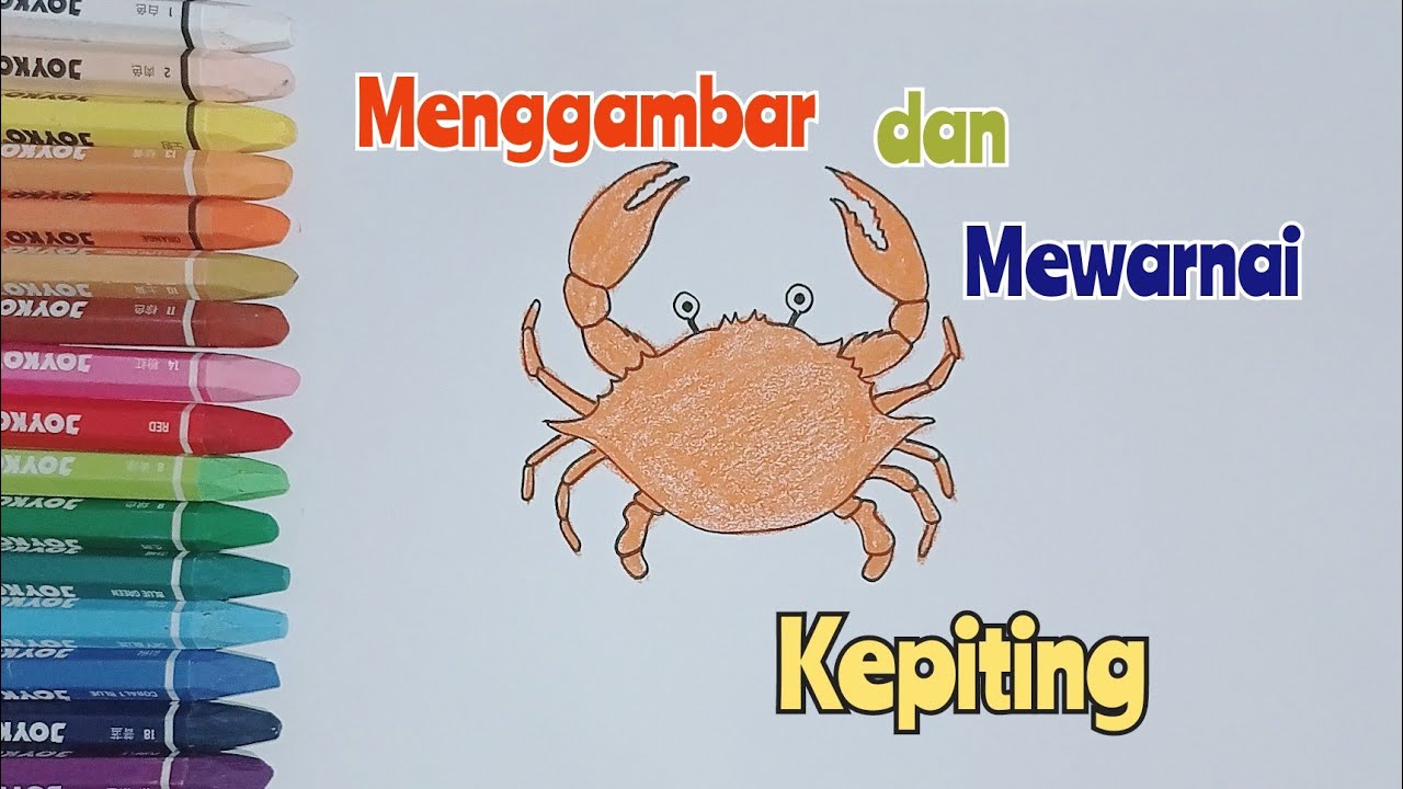 Detail Gambar Mewarnai Kepiting Nomer 35