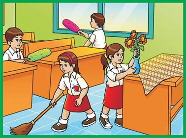 Detail Gambar Mewarnai Kerja Bakti Di Sekolah Nomer 19