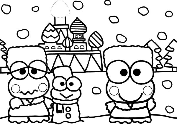 Detail Gambar Mewarnai Keroppi Nomer 9