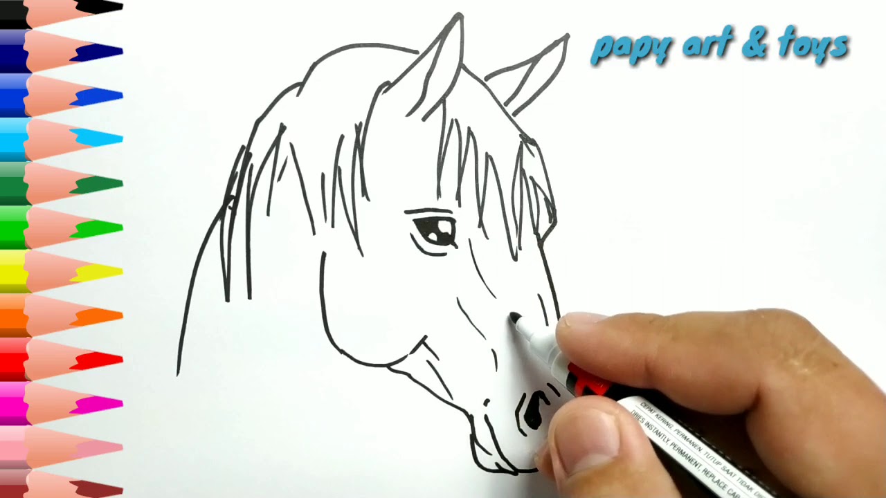 Detail Gambar Mewarnai Kuda Kartun Nomer 41