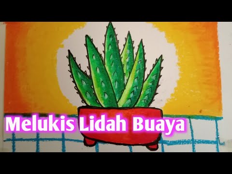 Detail Gambar Mewarnai Lidah Buaya Nomer 8