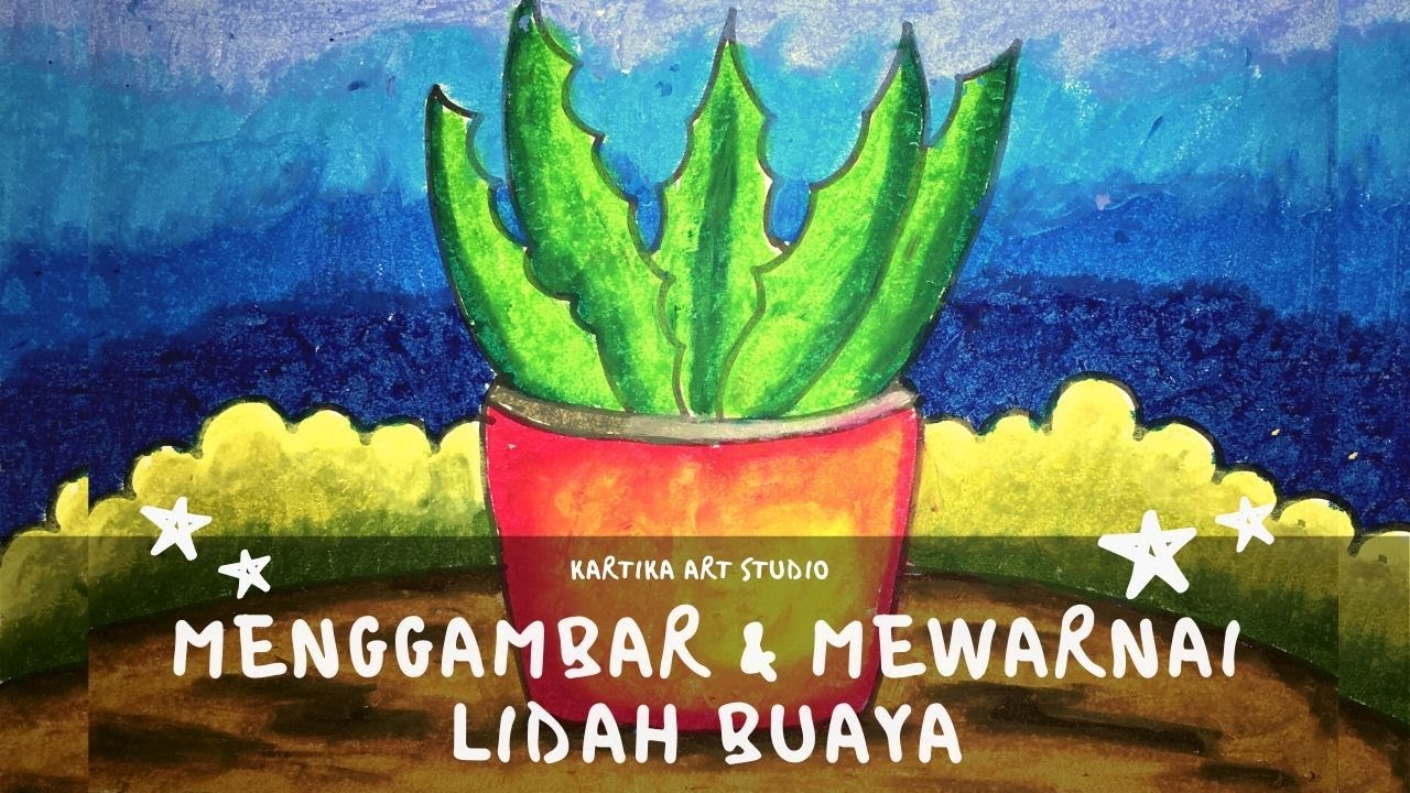 Detail Gambar Mewarnai Lidah Buaya Nomer 10