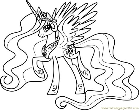 Detail Gambar Mewarnai Little Pony Nomer 46