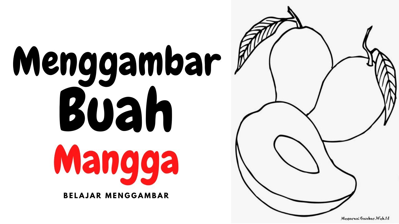 Detail Gambar Mewarnai Mangga Nomer 27