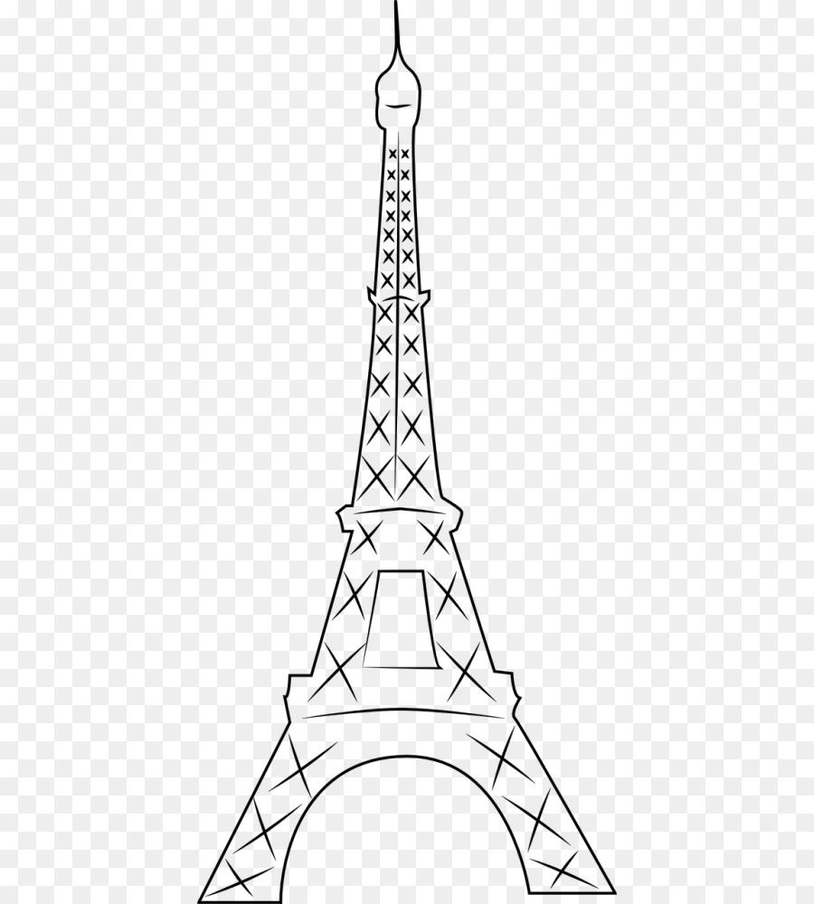 Detail Gambar Mewarnai Menara Eiffel Nomer 14