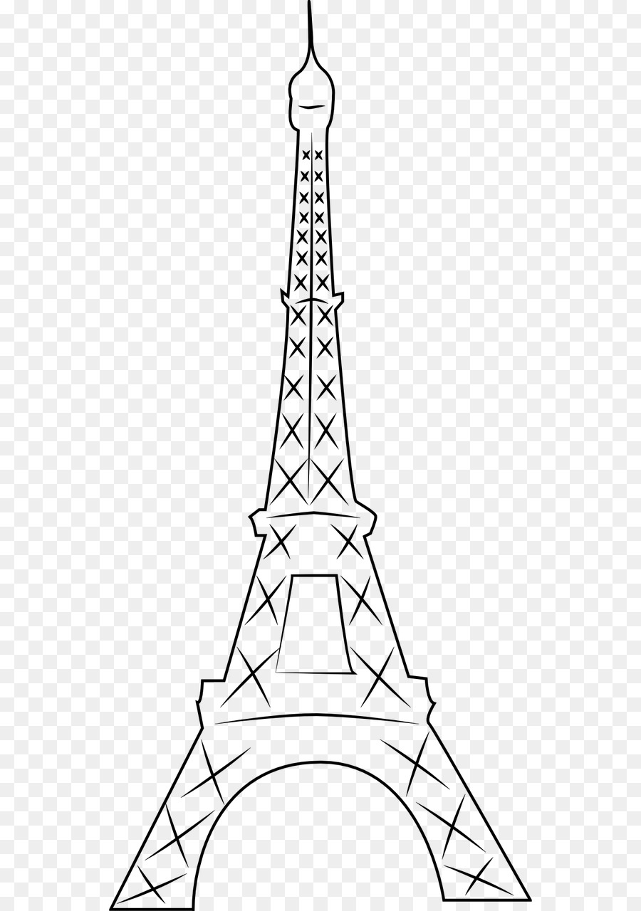 Detail Gambar Mewarnai Menara Eiffel Nomer 10