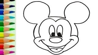 Detail Gambar Mewarnai Mickey Mouse Nomer 27