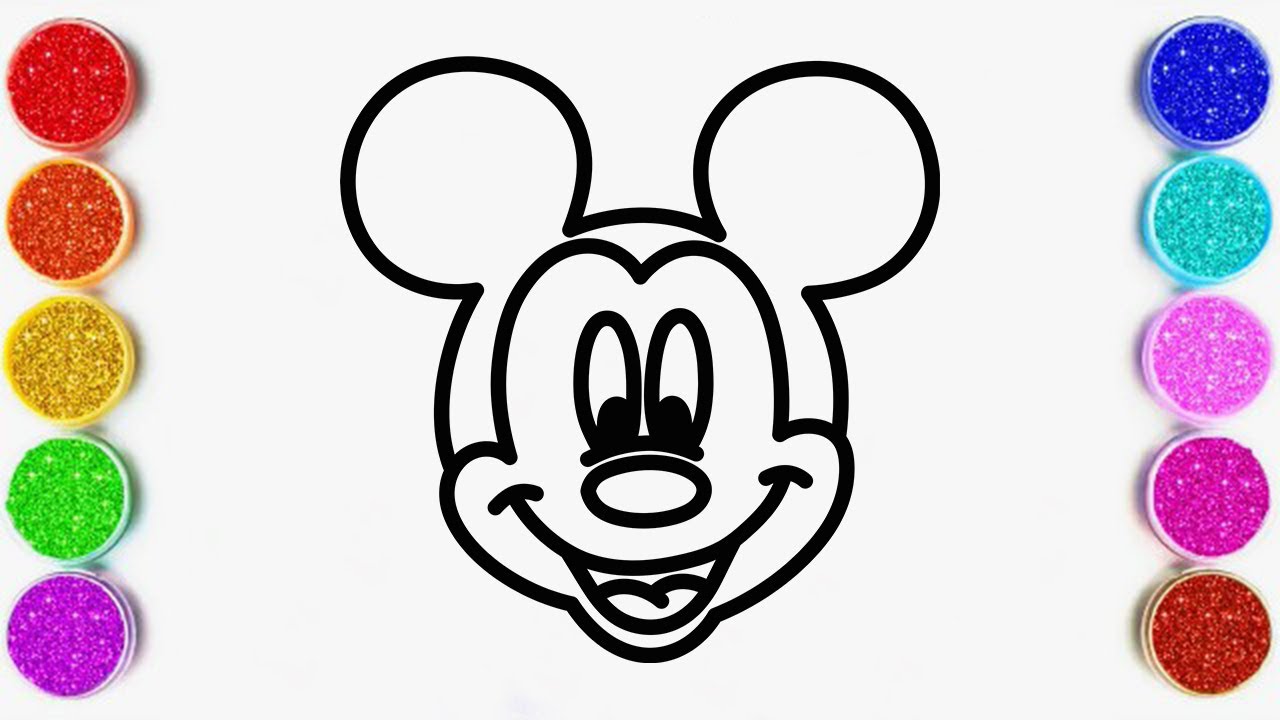 Detail Gambar Mewarnai Miki Mouse Nomer 35