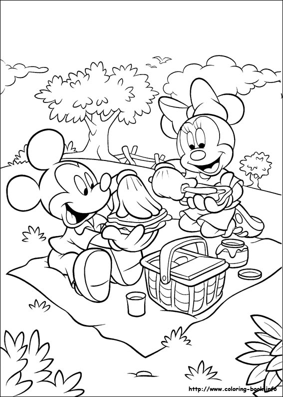 Detail Gambar Mewarnai Miki Mouse Nomer 48