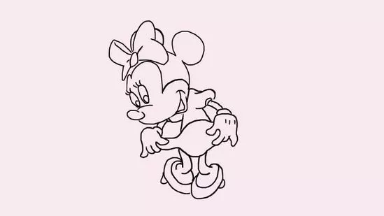 Detail Gambar Mewarnai Minnie Mouse Nomer 27