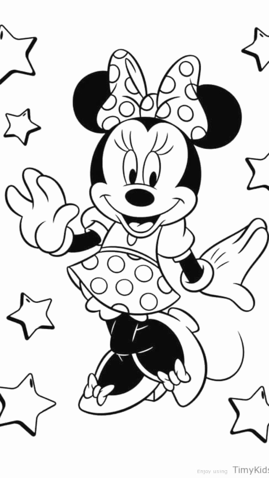 Detail Gambar Mewarnai Minnie Mouse Nomer 37