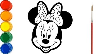 Detail Gambar Mewarnai Minnie Mouse Nomer 43