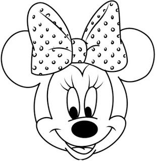 Detail Gambar Mewarnai Minnie Mouse Nomer 8