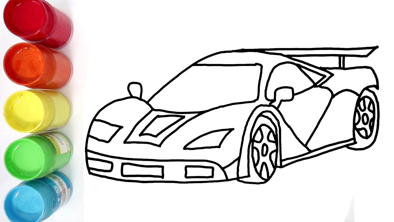 Detail Gambar Mewarnai Mobil Balap Nomer 14