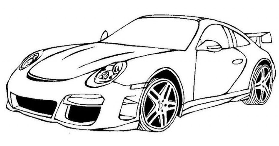 Detail Gambar Mewarnai Mobil Balap Nomer 23