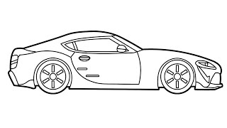 Detail Gambar Mewarnai Mobil Balap Nomer 37