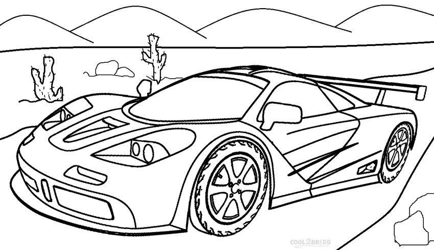 Detail Gambar Mewarnai Mobil Balap Nomer 54