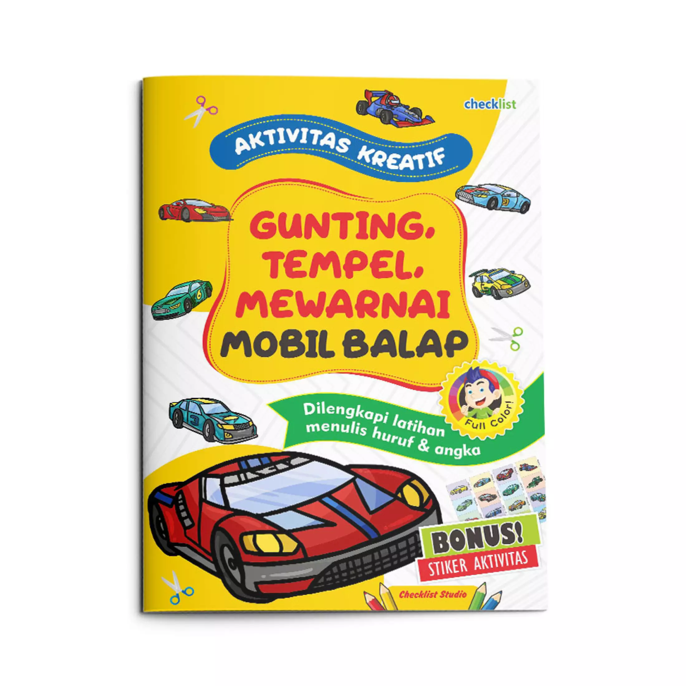 Detail Gambar Mewarnai Mobil Balap Nomer 9
