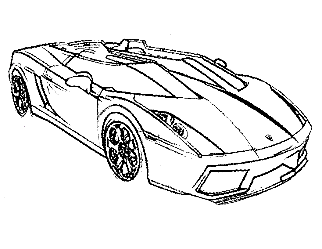 Detail Gambar Mewarnai Mobil Lamborghini Nomer 38