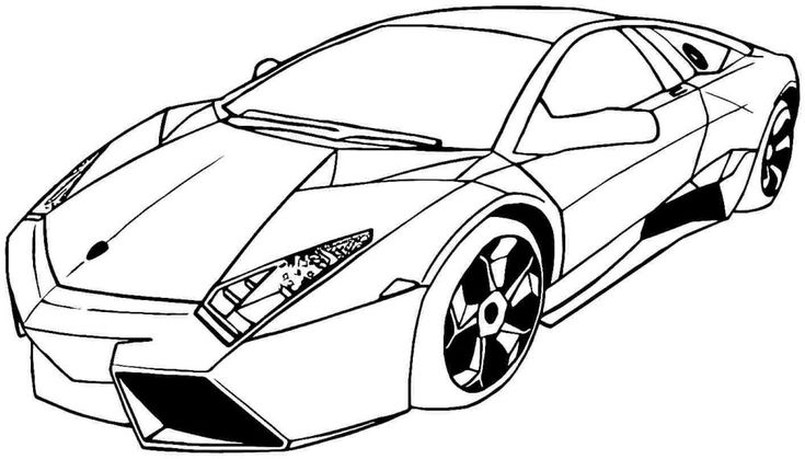 Detail Gambar Mewarnai Mobil Lamborghini Nomer 5