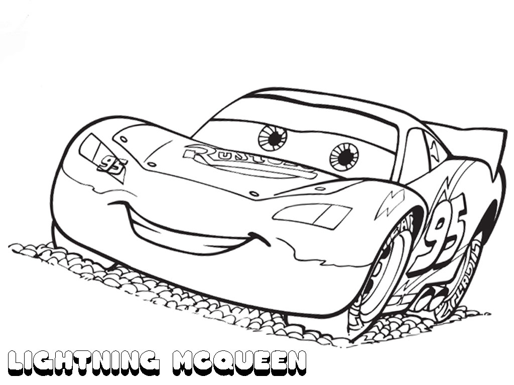 Detail Gambar Mewarnai Mobil Mcqueen Nomer 8