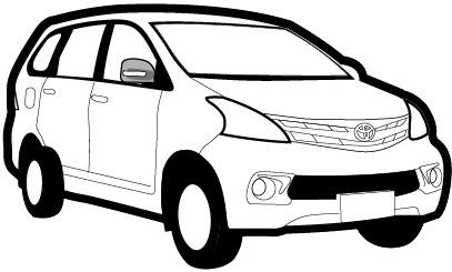 Detail Gambar Mewarnai Mobil Toyota Nomer 52