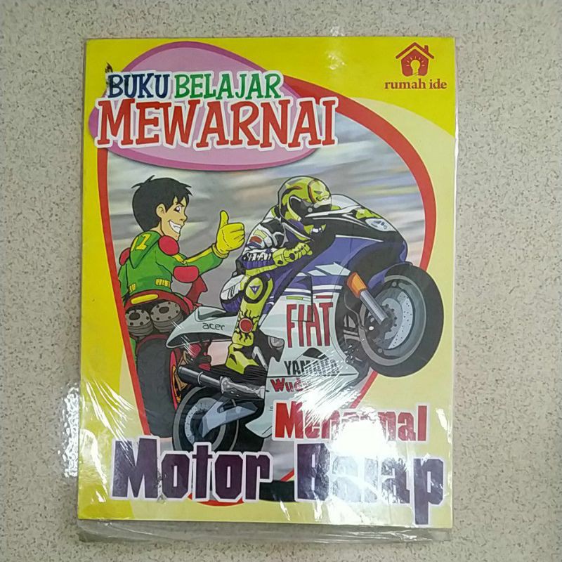 Detail Gambar Mewarnai Motor Balap Nomer 49