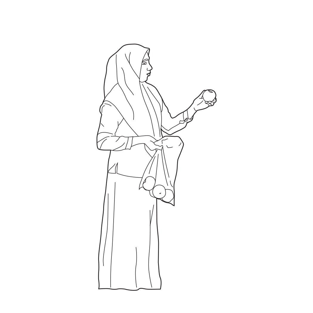 Gambar Mewarnai Muslimah Bercadar - 58+ Koleksi Gambar