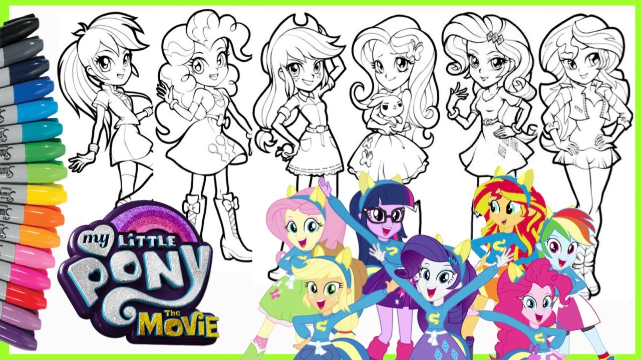 Detail Gambar Mewarnai My Little Pony Nomer 18