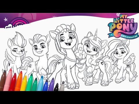 Detail Gambar Mewarnai My Little Pony Nomer 30