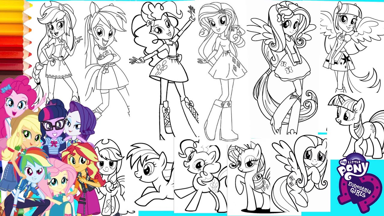 Detail Gambar Mewarnai My Little Pony Nomer 5