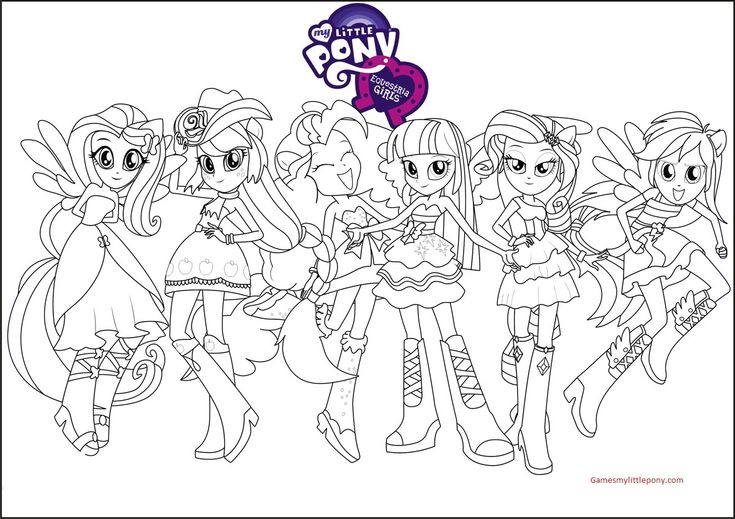 Detail Gambar Mewarnai My Little Pony Nomer 36