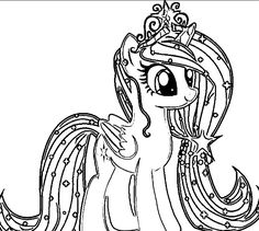 Detail Gambar Mewarnai My Little Pony Princess Celestia Nomer 13